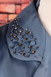 40er Jahre Blazer silber Satin