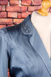 40er Jahre Blazer silber Satin