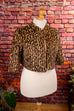 50er Leo Bolero 20er 30er 40er 50er Abendmode Boho braun Frau L 44-46 real-rockabilly Rockabilly Special vintageberlin.de
