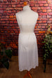 Vintage Unterkleid weiß 70er 80er Boho Disco Frau Rockabilly S 36-38 Sekretärin weiß vintageberlin.de