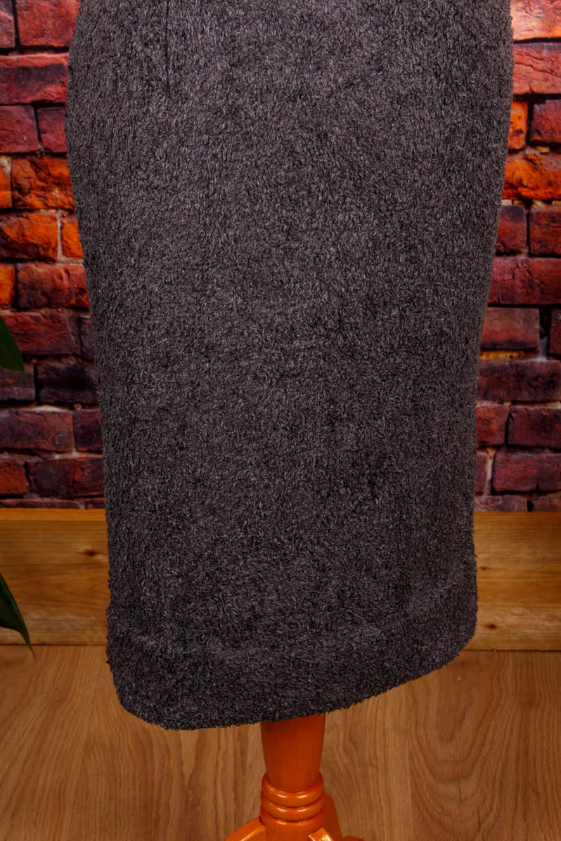 D&G Stretchkleid grau Frottee