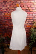 60s Braut Minikleid weiß gold