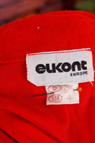 70s Disco Kleid rot