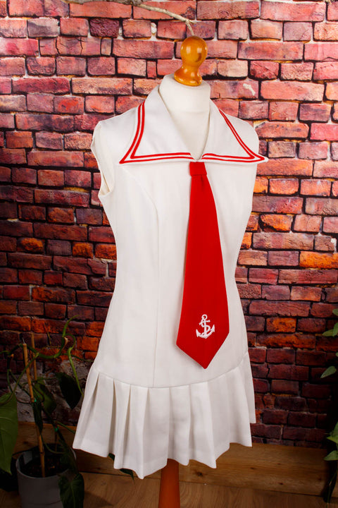 60s Minikleid mit Schlips