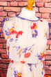 Hippie Minikleid Chiffon 70er 80er Boho bunt Disco Frau Hippie lila S 36-38 Special vintageberlin.de