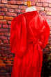 80er Abendkleid feuerrot