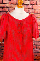 Flapperkleid rot Seide