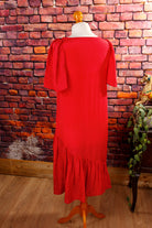 Flapperkleid rot Seide
