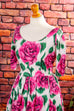 50er Jahre Petticoatkleid rosa Blumen 50er 60er bunt Frau Petticoat pink real-rockabilly Rockabilly rosa S 36-38 Special vintageberlin.de