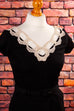 Elegantes Kleid kurz schwarz+ Spitze 90er Abendmode Boho Frau S 36-38 schwarz XS 32-34 vintageberlin.de
