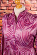 Vintage Plisseekleid lila 70er Disco Frau lila M 40-42 Rockabilly vintageberlin.de