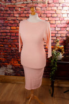 Strickkleid rosa