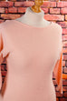 Strickkleid rosa 80er Boho Disco Frau M 40-42 Rockabilly rosa Sekretärin Special vintageberlin.de