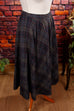 karierter Tweed Wollrock Taschen 70er Boho Frau grau Rockabilly S 36-38 Special XS 32-34 vintageberlin.de