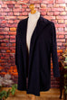 Wolle Kaschmir Jacke dunkelblau Default Title blau Boho Designer Frau L 44-46 M 40-42 S 36-38 Special vintageberlin.de