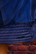 YSL Lederjacke blau 80er 90er blau Designer Frau M 40-42 Special vintageberlin.de