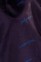 YSL Lederjacke blau