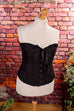 Schnürkorsage schwarz Brokat Default Title Frau Gothic L 44-46 M 40-42 schwarz Special vintageberlin.de