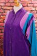 Frottee Bademantel lila 80er Frau lila M 40-42 Special vintageberlin.de