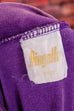 Frottee Bademantel lila 80er Frau lila M 40-42 Special vintageberlin.de