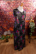 Hippie Maxikleid schwarz bunt 70er Boho bunt Frau Hippie M 40-42 real-boho Special vintageberlin.de