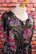 Hippie Maxikleid schwarz bunt 70er Boho bunt Frau Hippie M 40-42 real-boho Special vintageberlin.de