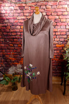 Boho Rollkragenkleid