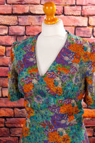 Boho Maxikleid bunt Blumen