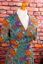 Boho Maxikleid bunt Blumen