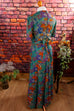 Boho Maxikleid bunt Blumen 70er Boho bunt Frau Hippie real-boho S 36-38 Schlager Special vintageberlin.de