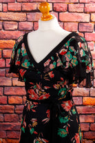 Hippie Maxikleid schwarz bunt