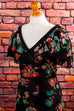 Hippie Maxikleid schwarz bunt 70er Abendmode Boho bunt Frau Hippie real-boho S 36-38 Schlager schwarz Special vintageberlin.de