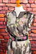 Chiffon Hippiekleid transparent 70er Abendmode Boho bunt Disco Frau Hippie L 44-46 M 40-42 schwarz Special vintageberlin.de