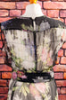 Chiffon Hippiekleid transparent 70er Abendmode Boho bunt Disco Frau Hippie L 44-46 M 40-42 schwarz Special vintageberlin.de