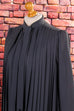 Vintage Plisseekleid grau Wolle 50er 60er Abendmode Frau grau L 44-46 M 40-42 Rockabilly S 36-38 Special vintageberlin.de