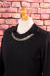 50er Jahre Wollkleid schwarz+Spitze 40er 50er 60er Abendmode Frau Gothic L 44-46 Rockabilly schwarz Special vintageberlin.de