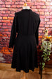 50er Jahre Wollkleid schwarz+Spitze 40er 50er 60er Abendmode Frau Gothic L 44-46 Rockabilly schwarz Special vintageberlin.de