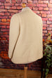 Wolle Jacke Blazer creme 50er 60er beige Frau L 44-46 Rockabilly Sekretärin Special vintageberlin.de
