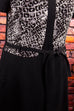 70s Schlagerkleid schwarz Leo 60er 70er Disco Frau L 44-46 Schlager schwarz vintageberlin.de