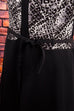 70s Schlagerkleid schwarz Leo 60er 70er Disco Frau L 44-46 Schlager schwarz vintageberlin.de