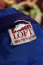 70s Kleid blau Punkte