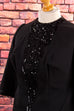 60s Disco Kleid schwarz Spitzbrust 60er Abendmode Disco Frau L 44-46 real-disco real-rockabilly Rockabilly Schlager schwarz Special vintageberlin.de