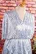80s Disco Kleid silber metallic 70er 80er Abendmode blau bunt Disco Frau L 44-46 real-80er Rockabilly Schlager silber Special türkis vintageberlin.de
