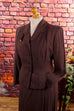 30er Jahre Kostüm braun 30er 40er 50er braun Frau real-rockabilly Rockabilly Special XL 48-50 vintageberlin.de