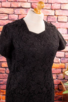 Spitze Abendkleid schwarz + Jacke