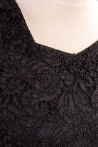 Spitze Abendkleid schwarz + Jacke