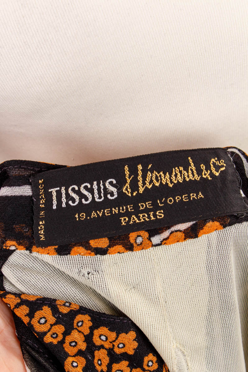 Chiffonkleid J. Léonard