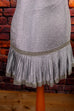 60s Disco Minikleid silber 60er 70er Abendmode Charleston Disco Frau real-disco S 36-38 Schlager silber Special vintageberlin.de