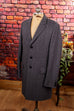 TOMMY HILFIGER Mantel grau Wollmix Designer grau L 52-54 Mann Special vintageberlin.de