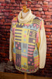 Fleece Strick Pulli Neon 80er 90er bunt Frau L 44-46 Special XL 48-50 vintageberlin.de